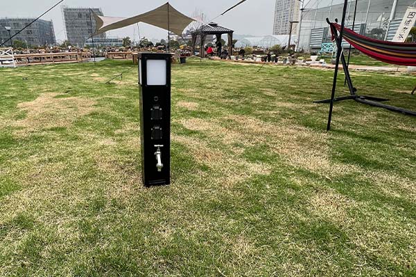 海口南島北岸房車營地 極亞智能水電樁實拍