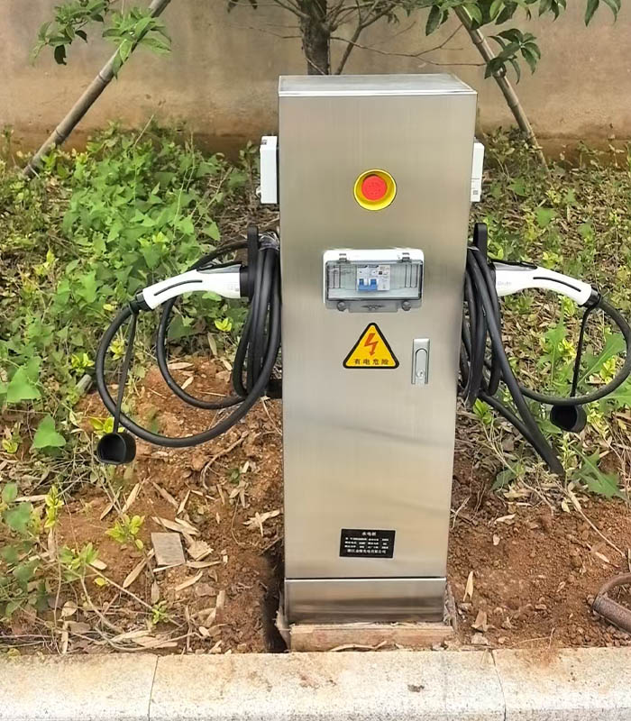 新能源水電樁實景正面圖
